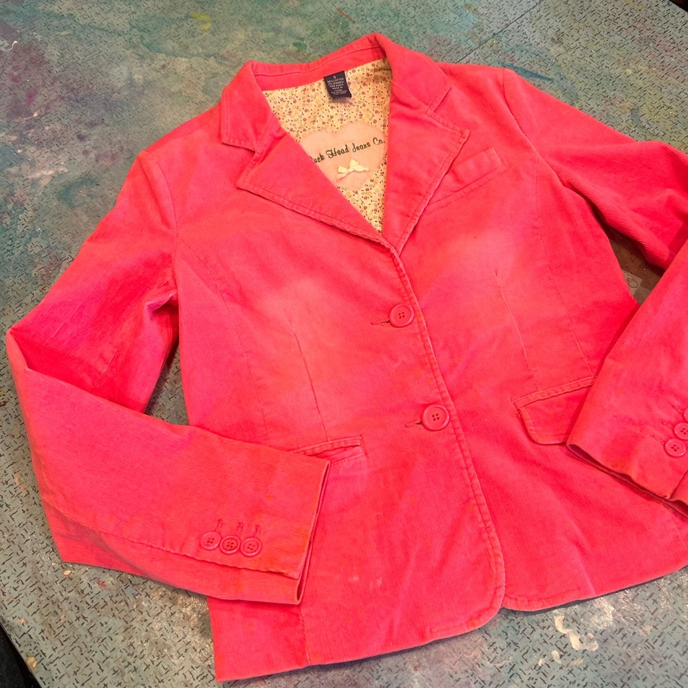 Rustic Pink Corduroy Jacket - Picture 3 of 13